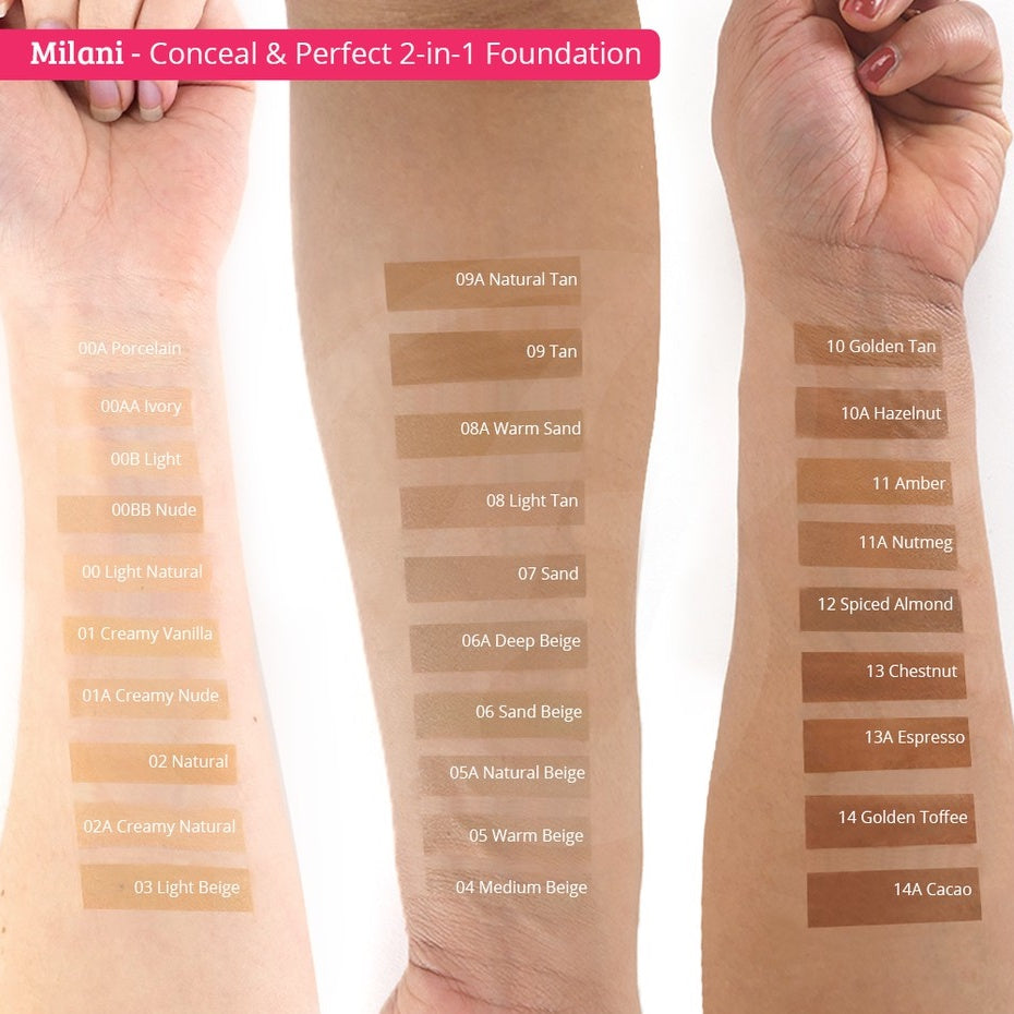 Milani Conceal + Perfect 2in1 Foundation 30ml