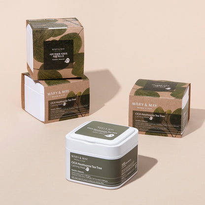 Mary & May Cica Houttuynia Tea Tree Calming Mask EXP 12.26 | 30 Daily Mask Sheet