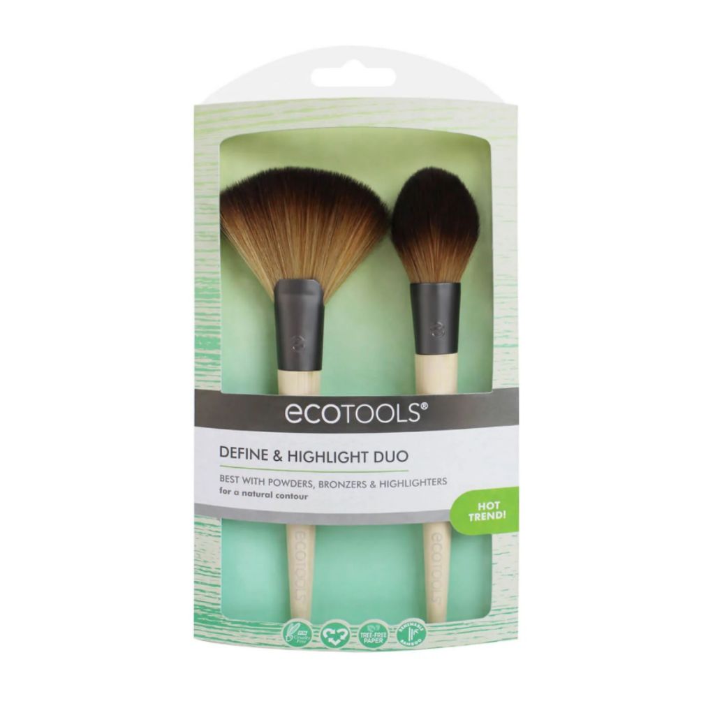 EcoTools DEFINE and HIGHLIGHT DUO Brush Set | 2-Pc Brush Set