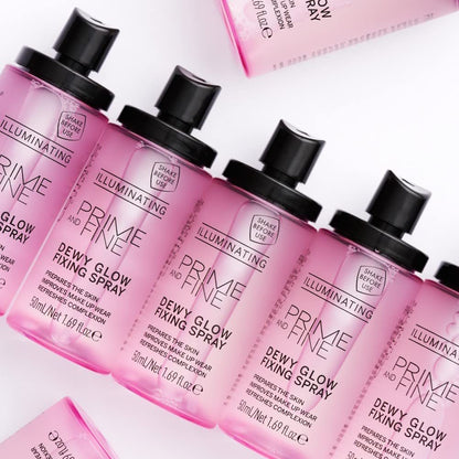 Catrice Prime and Fine DEWY GLOW Fixing Spray | Illuminating Setting Spray