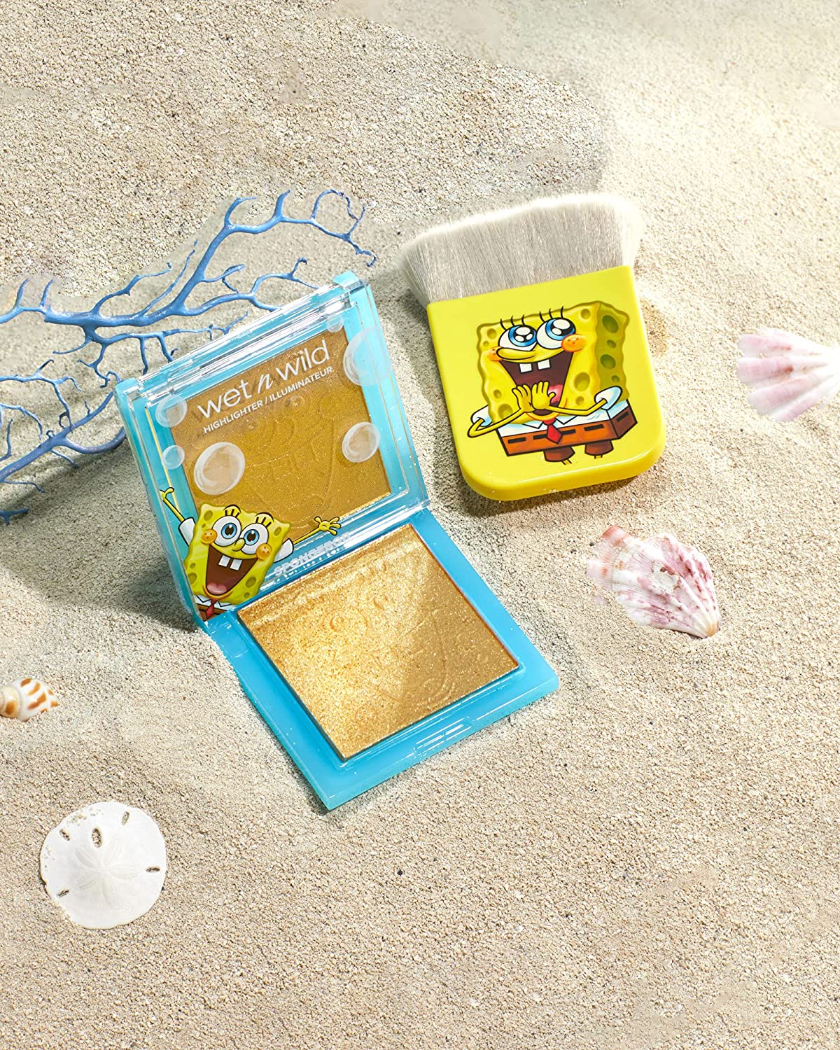 Wet n Wild x Spongebob Squarepants Flat Kabuki Brush