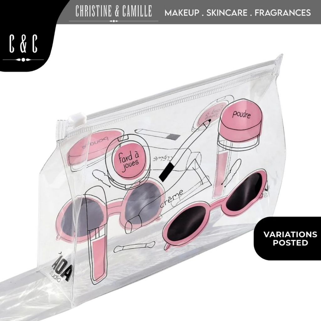 AOA Studio Clear Makeup Pouch | PVC Makeup Pouch