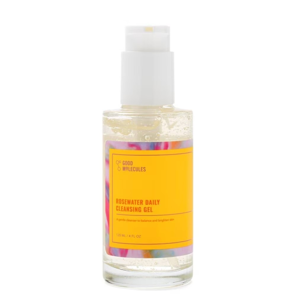 Good Molecules Rosewater Daily Cleansing Gel 120ml | Targets Dryness Impurities & Dehydration
