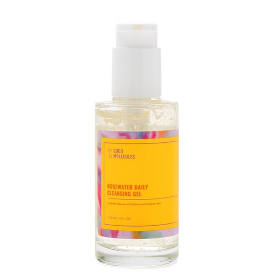Good Molecules Rosewater Daily Cleansing Gel 120ml | Targets Dryness Impurities & Dehydration