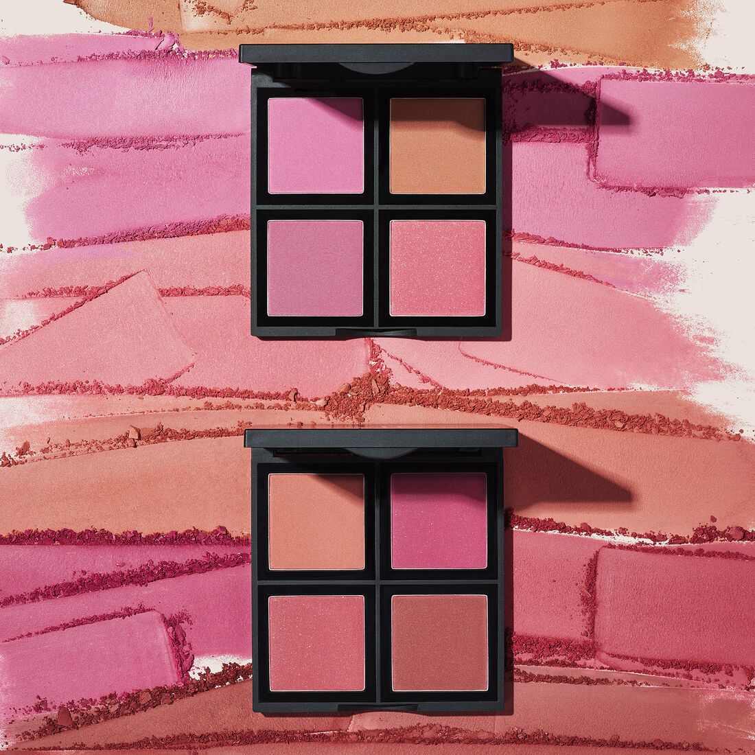 ELF 4 Pan Pressed Powder Blush Palette 13.6g LIGHT