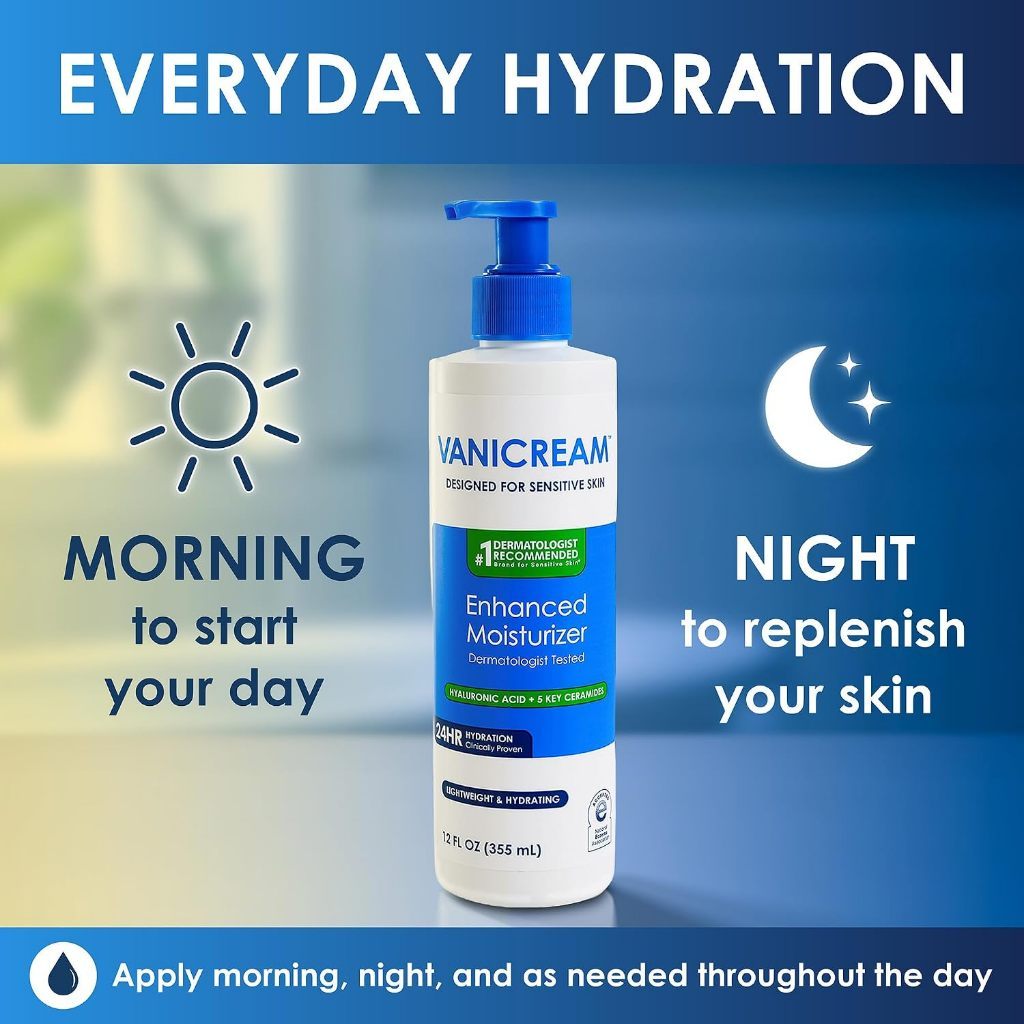 Vanicream Enhanced Moisturizer 355ml