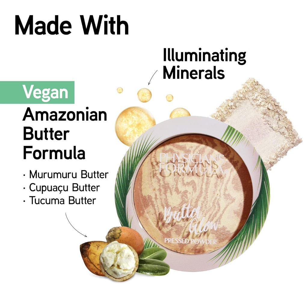 Physicians Formula Butter Glow Pressed Powder 7.5g | Radiance-Boosting Glow
