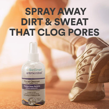SkinSmart Facial Cleansing Spray 236ml EXP 08.26 | On-the-Go Hypochlorous Spray
