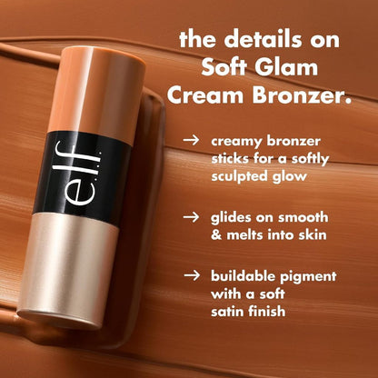 ELF Soft Glam Cream Bronzer Stick 9.5g