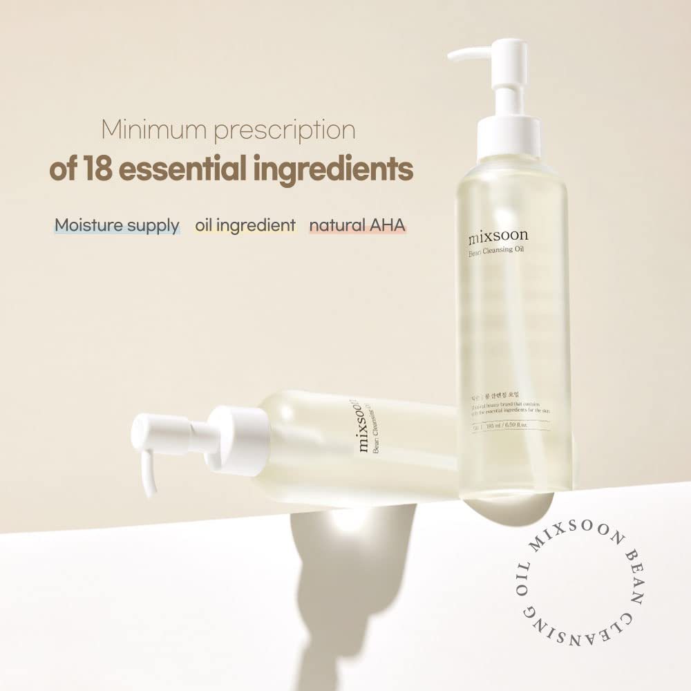 Mixsoon Bean Cleansing Oil 195ml EXP 01.27 | Lightweight & Deep Cleansing