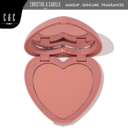 On Hand Colourpop Pressed Powder Heart Blush 4.45g | Mirror Included | Soft + Buildable