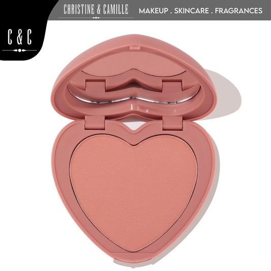 On Hand Colourpop Pressed Powder Heart Blush 4.45g | Mirror Included | Soft + Buildable