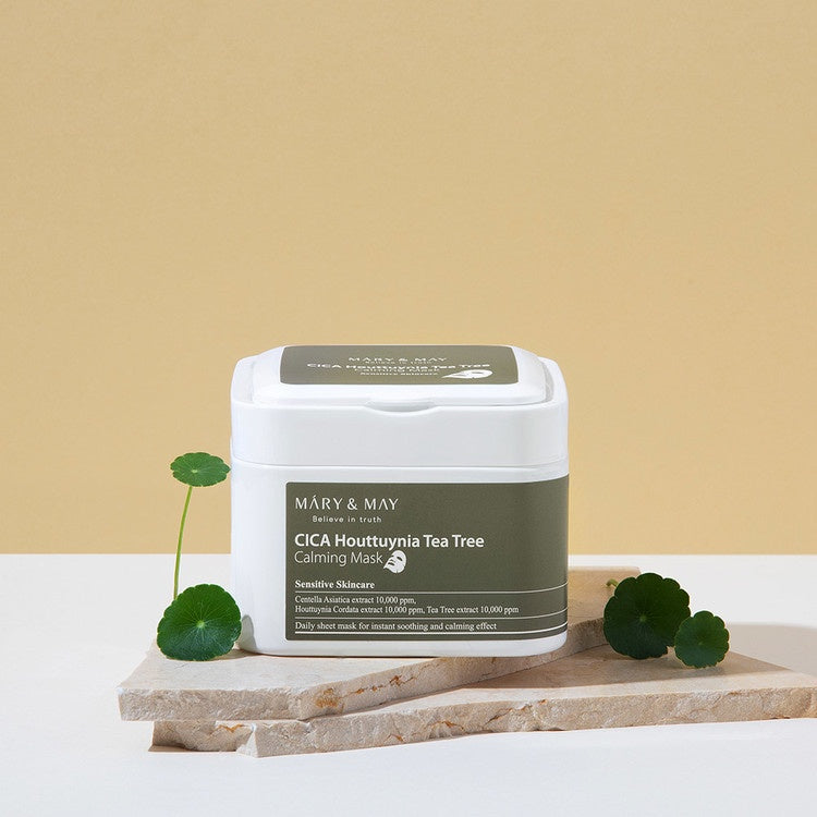 Mary & May Cica Houttuynia Tea Tree Calming Mask EXP 12.26 | 30 Daily Mask Sheet