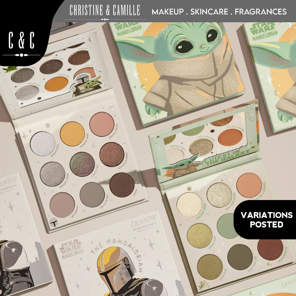 Colourpop x Star Wars Mandalorian Collection | 9 Pan Pressed Eyeshadow Palette
