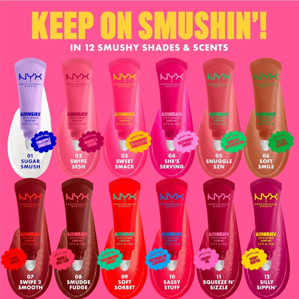 NYX Smushy Matte Lip Balm 8ml