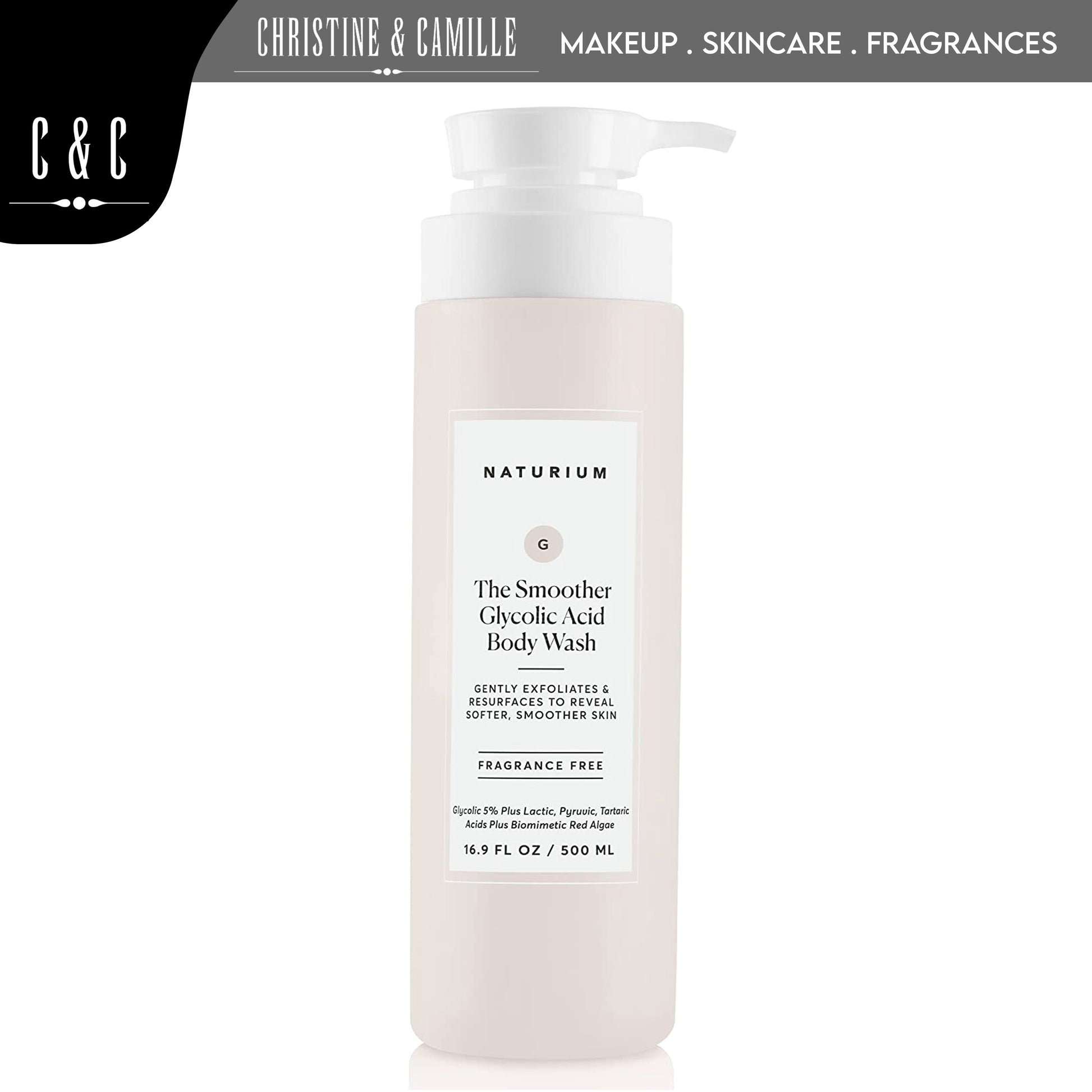 Naturium The Smoother Glycolic Acid Body Wash 500ml