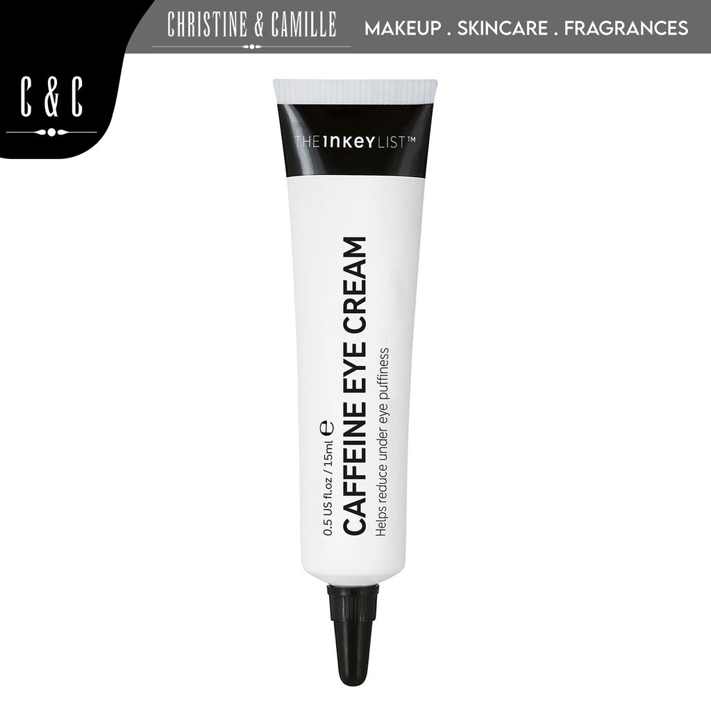 The Inkey List Caffeine Eye Cream 15ml | Reduce Puffiness & Dark Circles
