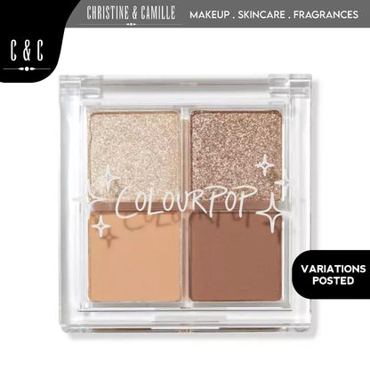 Colourpop Quad Shadow Palette | 4 Pan Pressed Palette