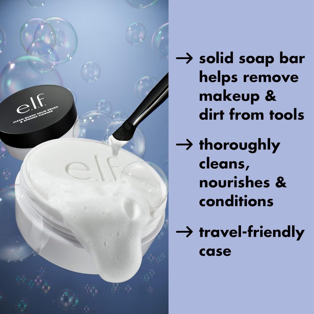 ELF Clean Queen Solid Brush & Sponge Cleaner 43g