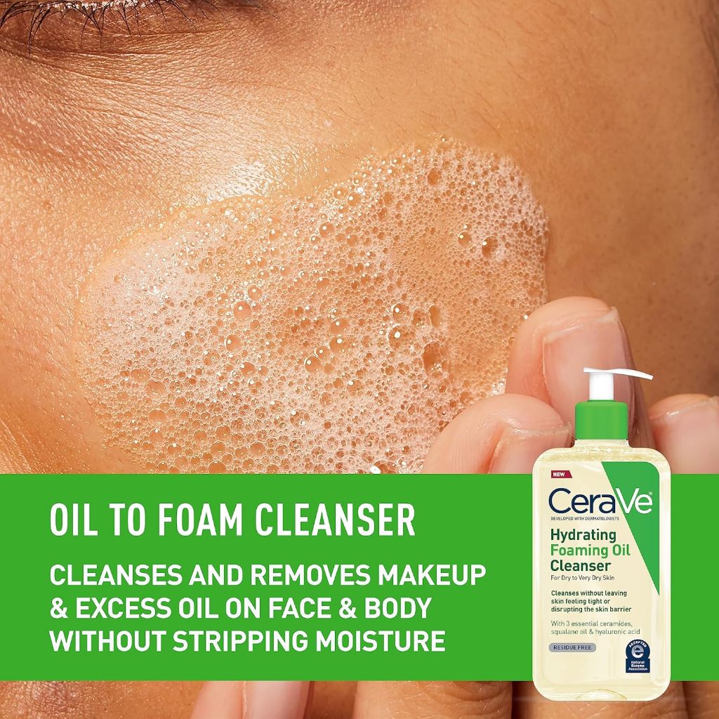 Cerave Hydrating Foaming Oil Cleanser 237ml