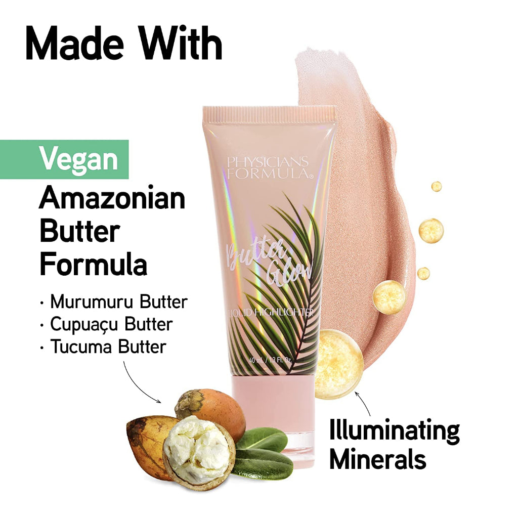Physicians Formula Butter Glow Liquid Highlighter 40ml | Natural Sun-kissed Glow