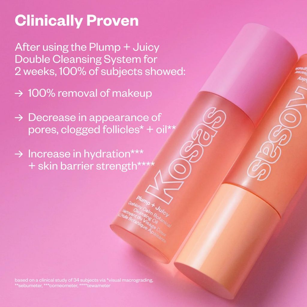 Kosas Plump + Juicy Double Cleansing Set