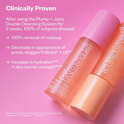Kosas Plump + Juicy Double Cleansing Set