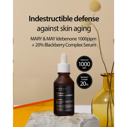 Mary & May Idebenone + Blackberry Complex Serum 30ml EXP 11.26