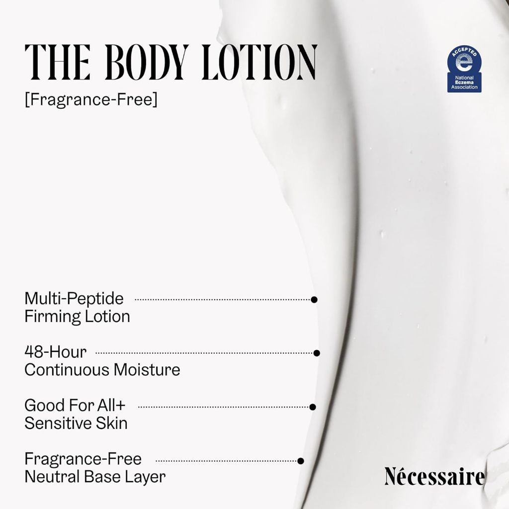 Necessaire The Body Lotion 10ml FRAGRANCE FREE | Travel Size Sachet