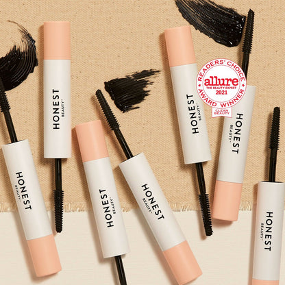 Honest Beauty 2 in 1 Extreme Length Mascara + Lash Primer - BLACK