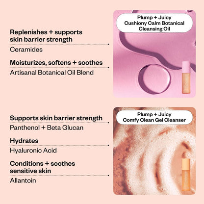Kosas Plump + Juicy Double Cleansing Set