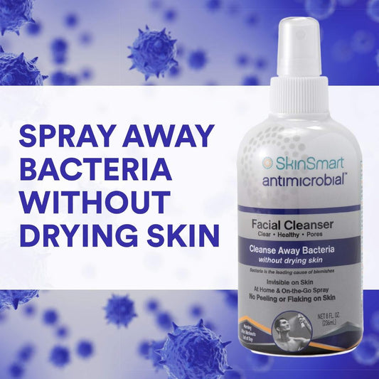 SkinSmart Facial Cleansing Spray 236ml EXP 08.26 | On-the-Go Hypochlorous Spray