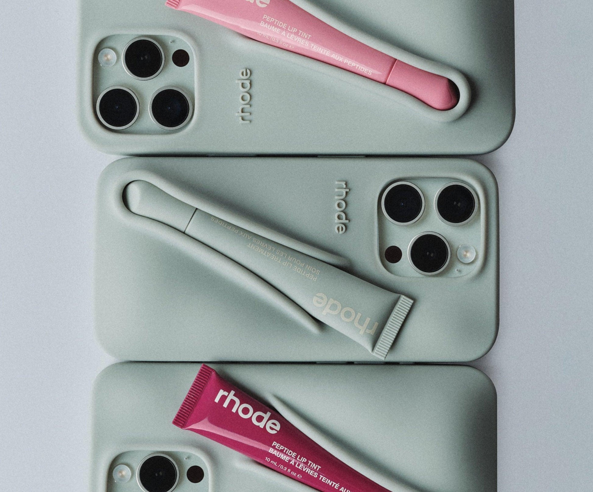 Rhode Lip Case | Silicone Phone Case with Lip case