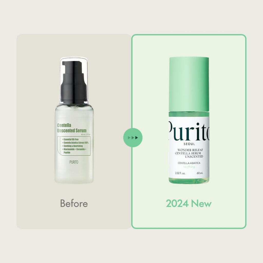 PURITO Wonder Releaf Centella Unscented Serum | Rapid Soothing Serum