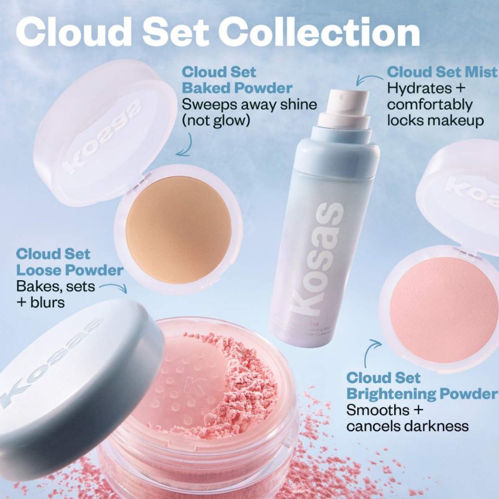 Kosas Cloud Set Airy Setting Spray + Smoothing Mist 95ml