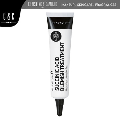 The Inkey List Succinic Acid Blemish Treatment 15ml | Blemish Prone Skin