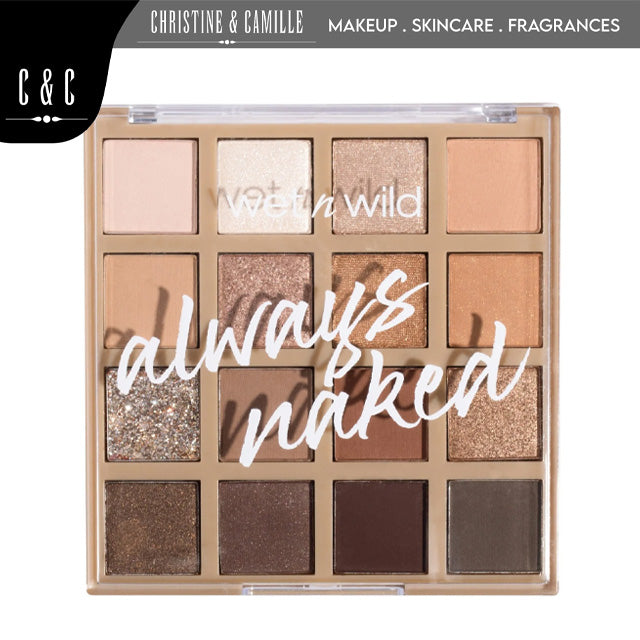 Wet n Wild 16 Pan Eyeshadow Palette ALWAYS NAKED 15g