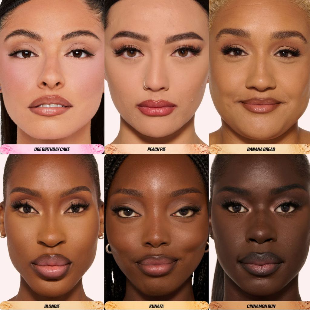 Huda Beauty Easy Bake Loose Baking & Setting Powder Swatch Card