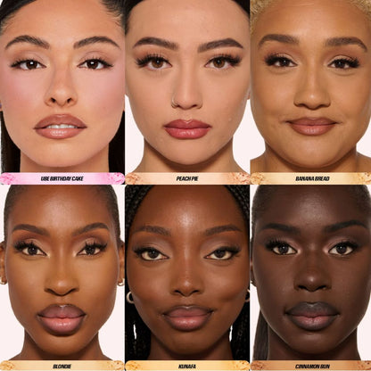 Huda Beauty Easy Bake Loose Baking & Setting Powder Swatch Card