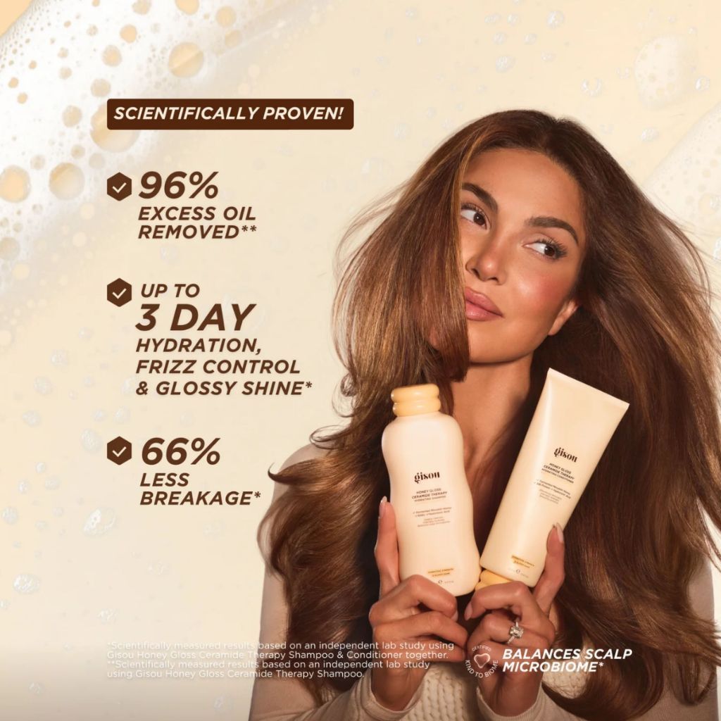 Gisou Honey Gloss Ceramide Therapy Hydrating Shampoo