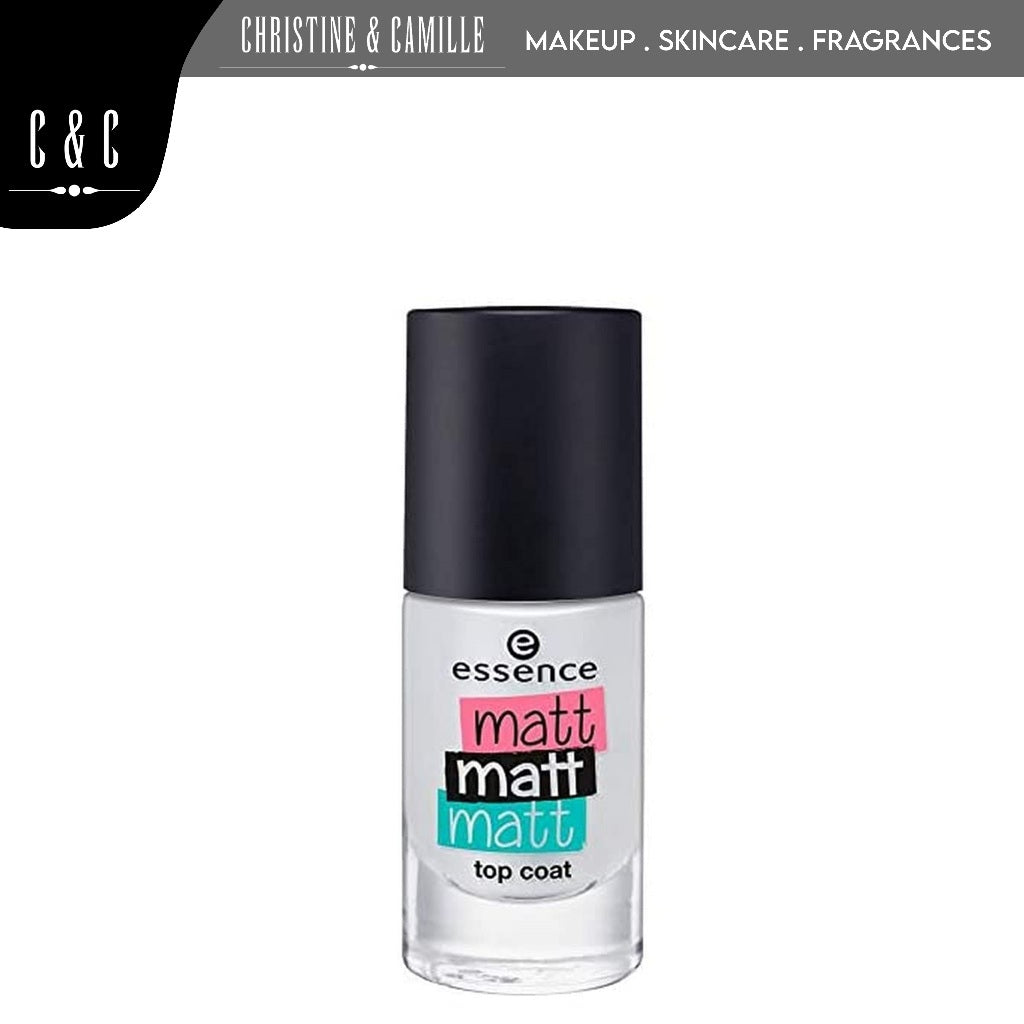 Essence Matt Matt Matt Nail Polish Top Coat 8ml | 37 Matt To Meet You