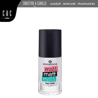 Essence Matt Matt Matt Nail Polish Top Coat 8ml | 37 Matt To Meet You