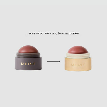 Merit Flush Balm Cheek Color Blush 9g | Lightweight & Blendable Satin Finish