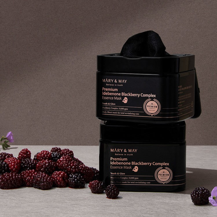 Mary & May Premium Idebenone Blackberry Complex Mask EXP 02.27