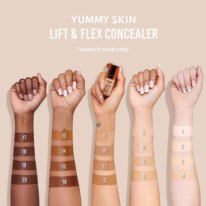 Danessa Myricks Yummy Skin Lift & Flex Concealer Swatch Card
