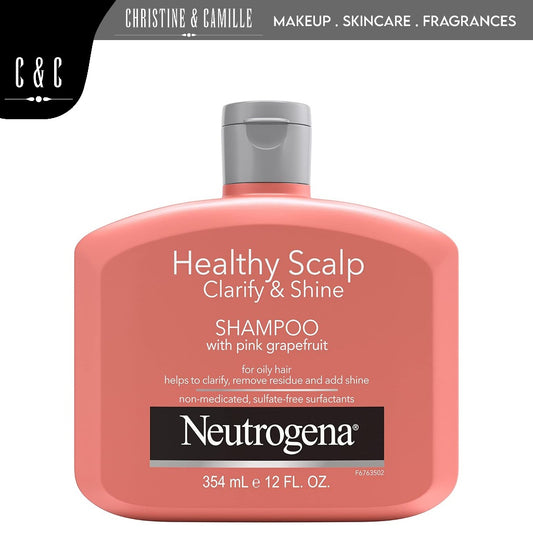 Neutrogena Healthy Scalp Clarify & Shine Shampoo 354ml | Non-Medicated & Sulfate-Free