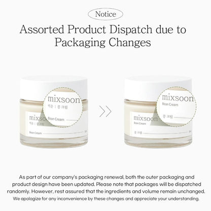 Mixsoon Bean Cream 50ml EXP 01.27 | Long-Lasting Soothing & Hydration Cream