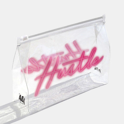 AOA Studio Clear Makeup Pouch | PVC Makeup Pouch NEON HUSTLE
