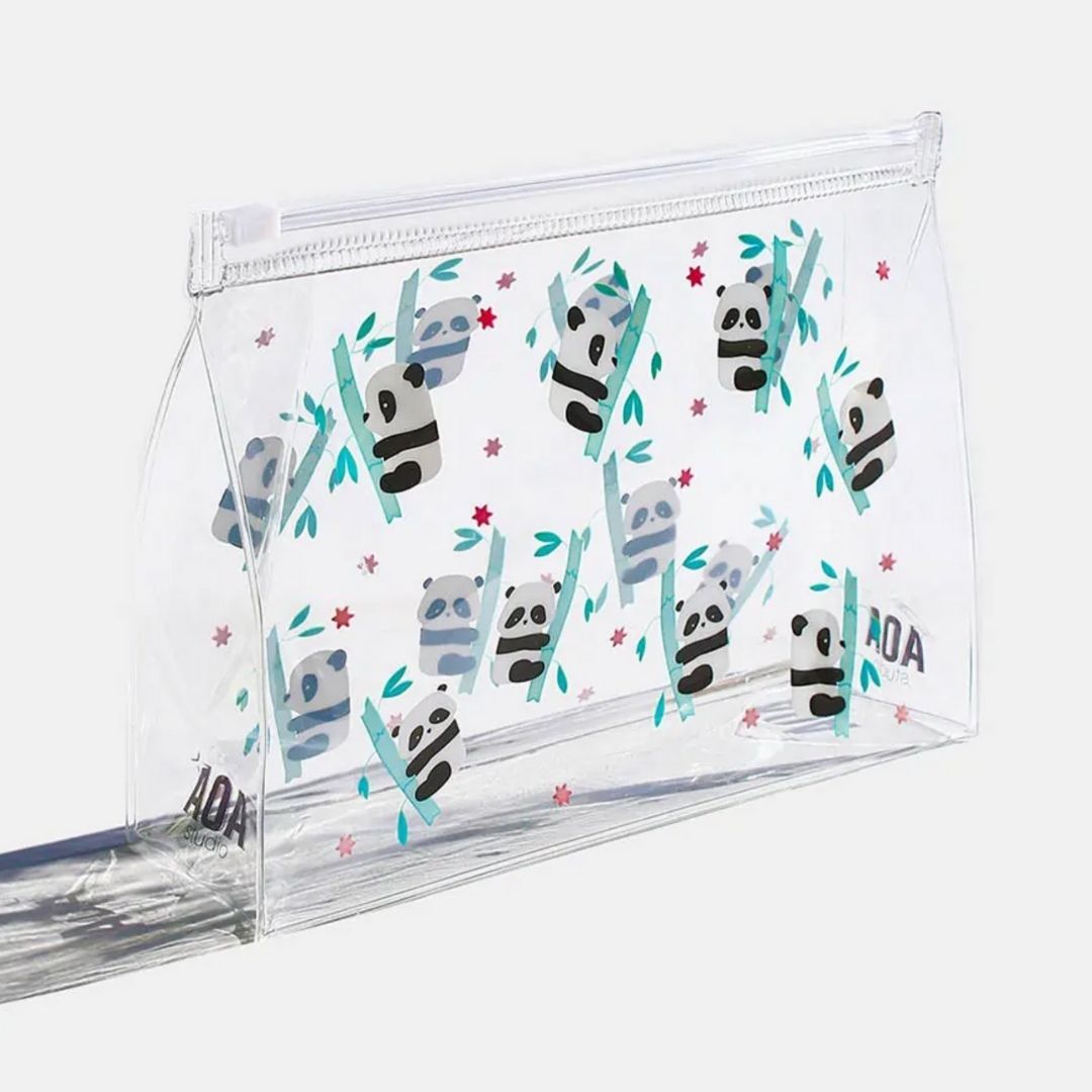 AOA Studio Clear Makeup Pouch | PVC Makeup Pouch PANDA