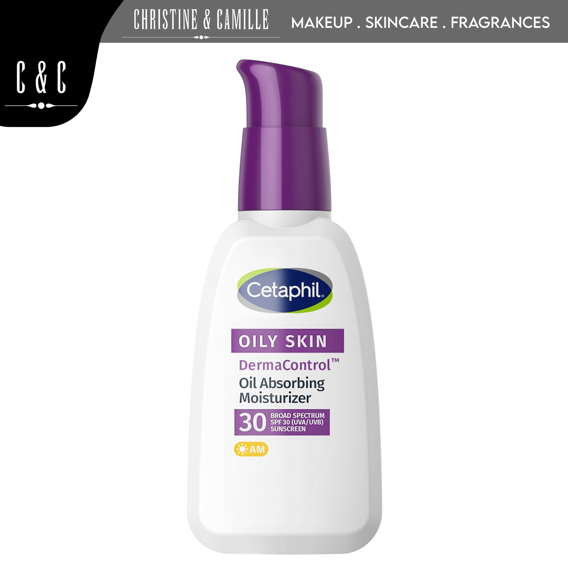 Cetaphil DermaControl Oil Absorbing Moisturizer 118ml EXP 04.27